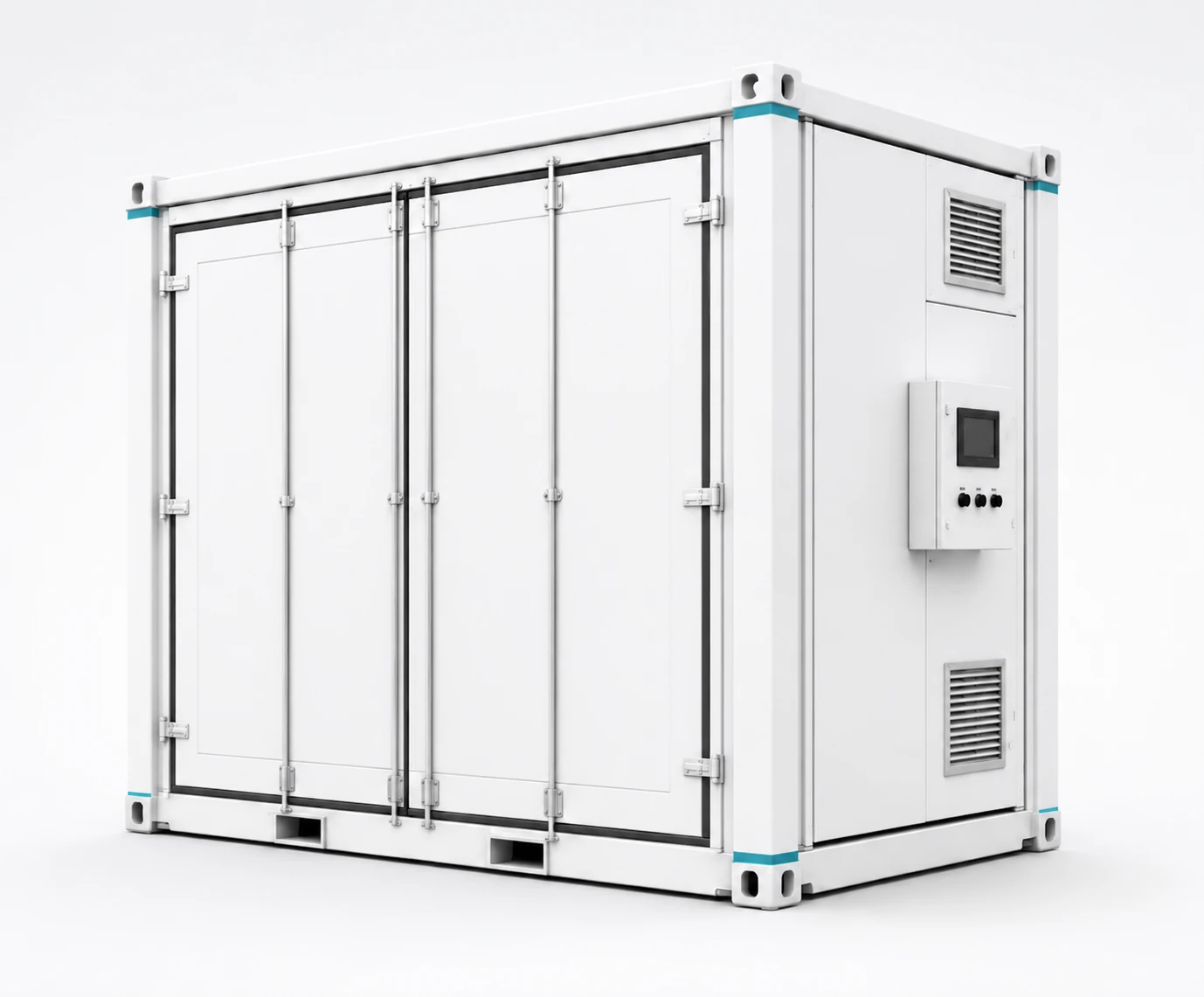 Conceptual HEDRO ECO containerized wastewater-treatment system render